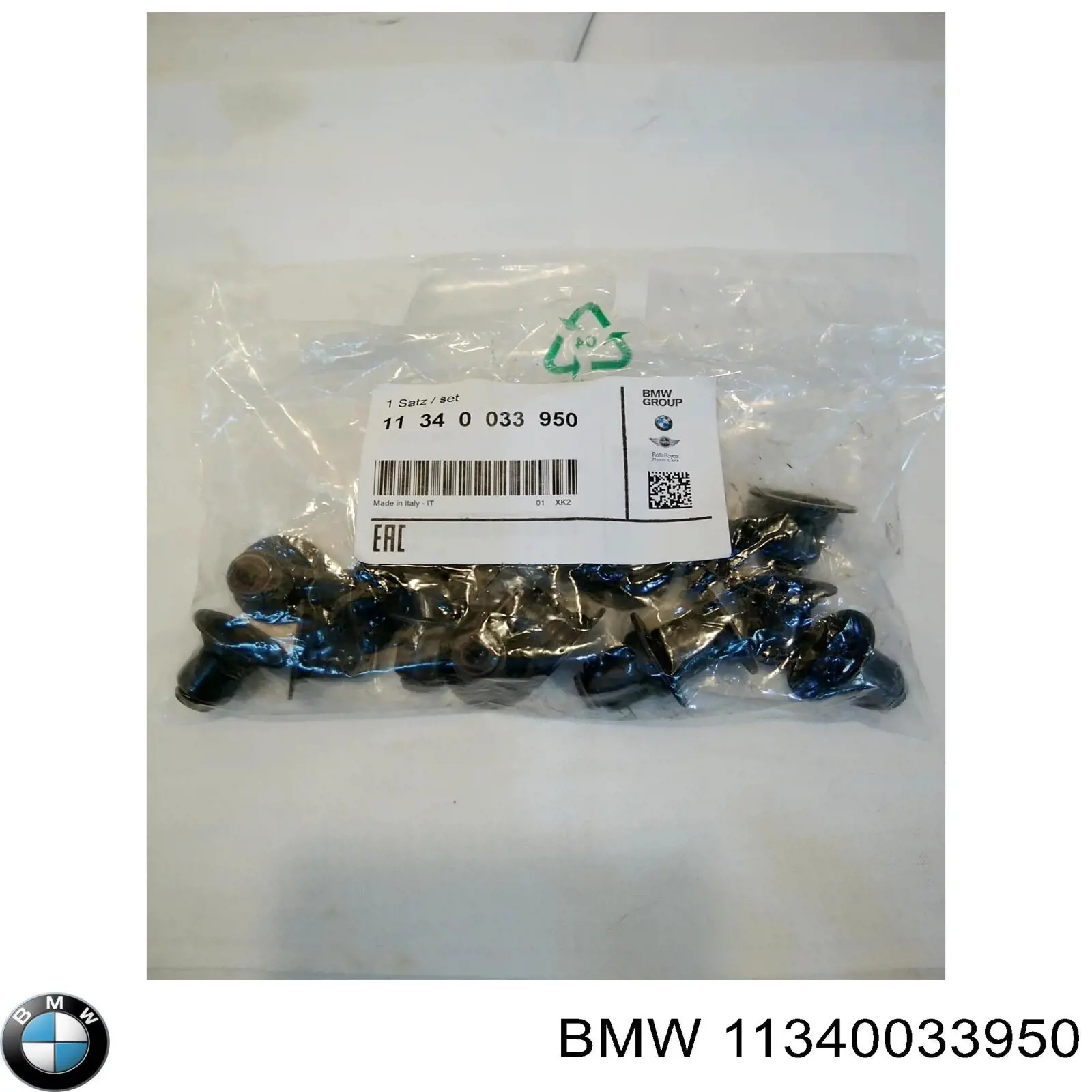 Купити 11340033950 BMW Сальник клапана (маслознімний), впуск/випуск, комплект на мотор