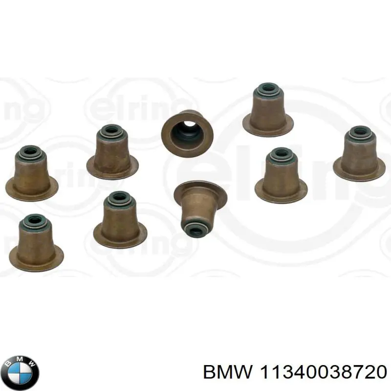 Маслоз'йомний ковпачок випускного клапана, в комплекті BMW 11340038720 ціна, від 25.20 USD