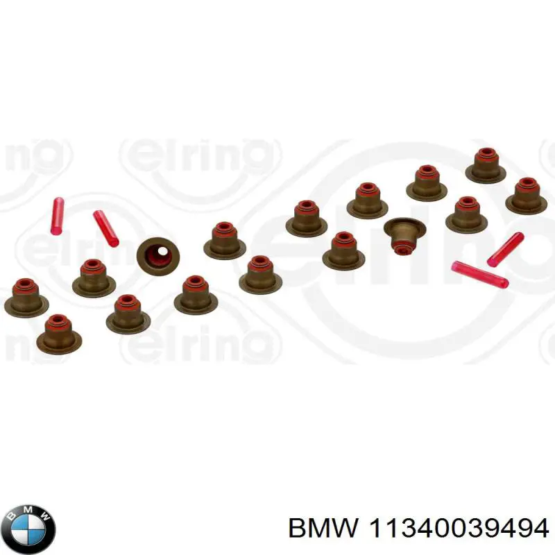 11340039494 BMW сальник клапана (маслознімний, впуск/випуск, комплект на мотор)
