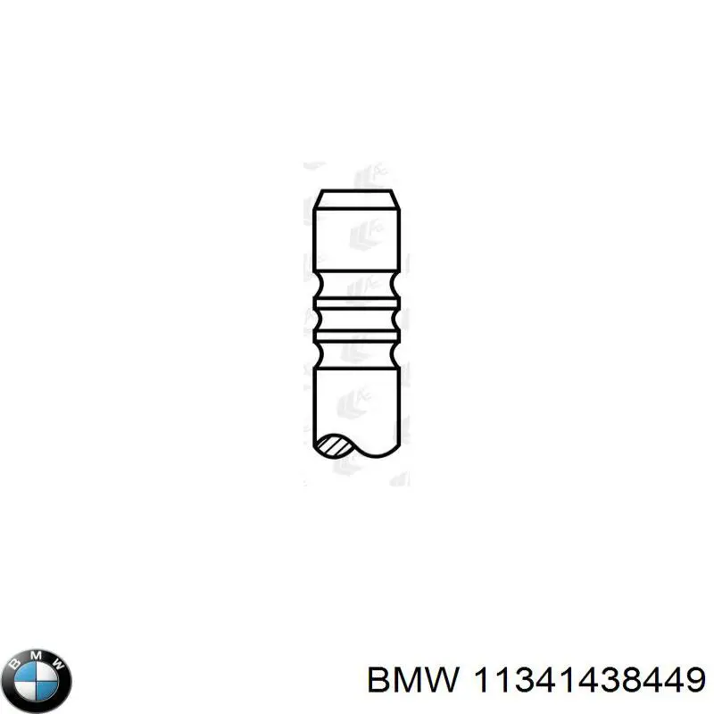 Купити 11341438449 BMW Клапан впускний
