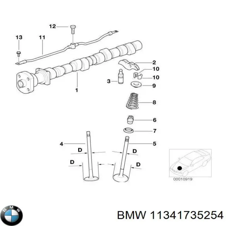  11341735254 BMW