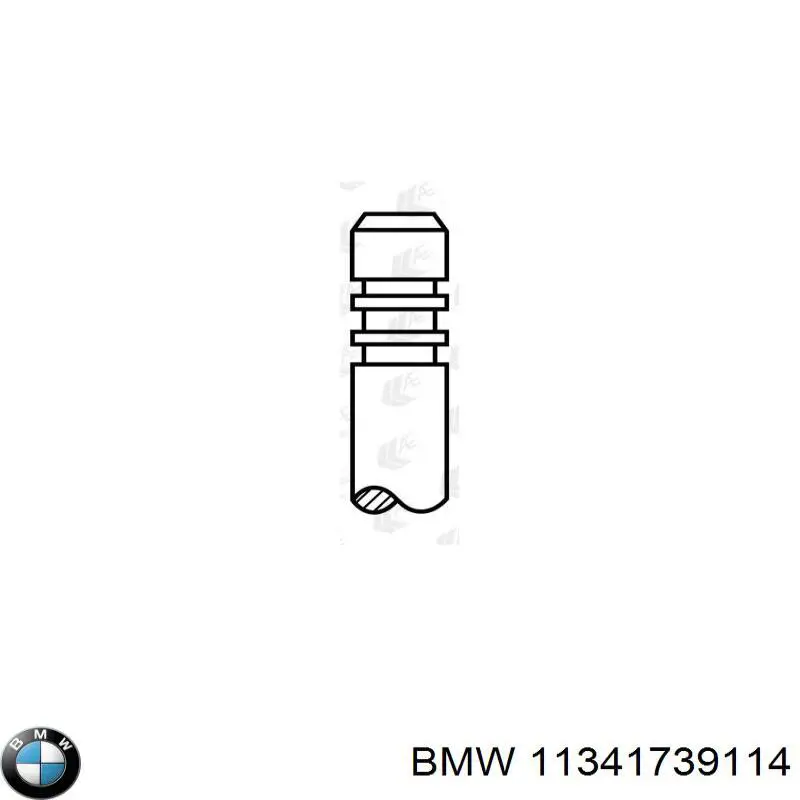 Купити 11341739114 BMW Клапан впускний