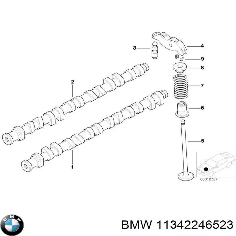 Тарілка передньої пружини BMW 11342246523 ціна, від 2.41 USD