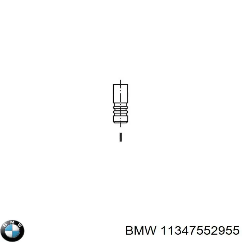 11347552955 BMW клапан випускний