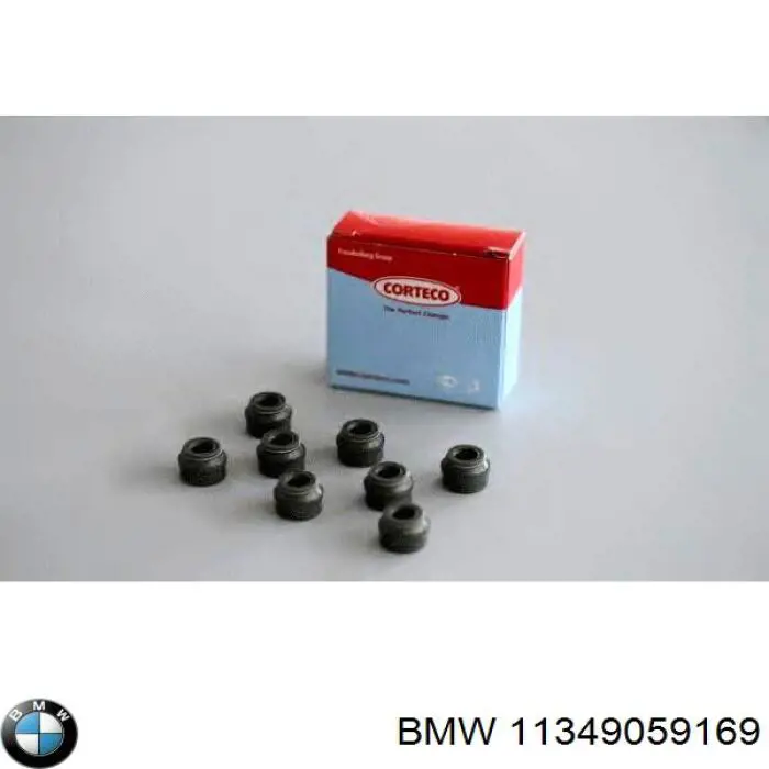 11349059169 BMW сальник клапана (маслознімний, впуск/випуск, комплект на мотор)