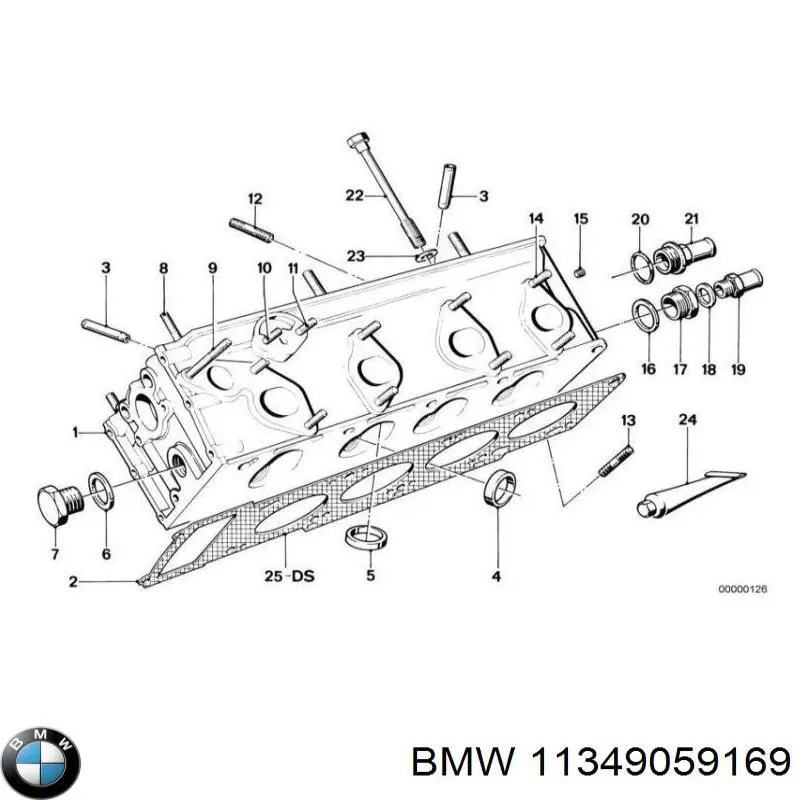 Купити 11349059169 BMW Сальник клапана (маслознімний), впуск/випуск, комплект на мотор