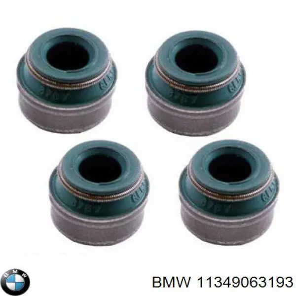 11349063193 BMW сальник клапана (маслознімний, впуск/випуск, комплект на мотор)