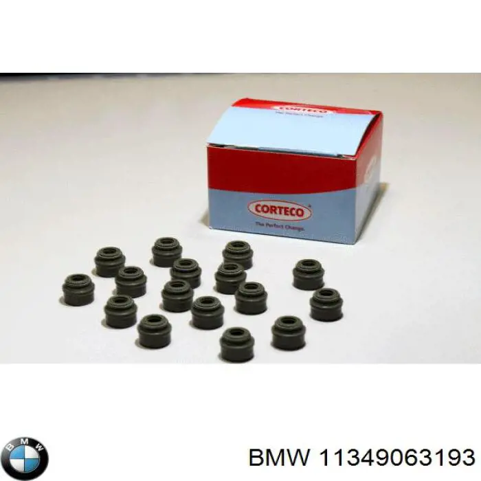 Сальник клапана (маслознімний), впуск/випуск, комплект на мотор BMW 11349063193 ціна, від 8.47 USD