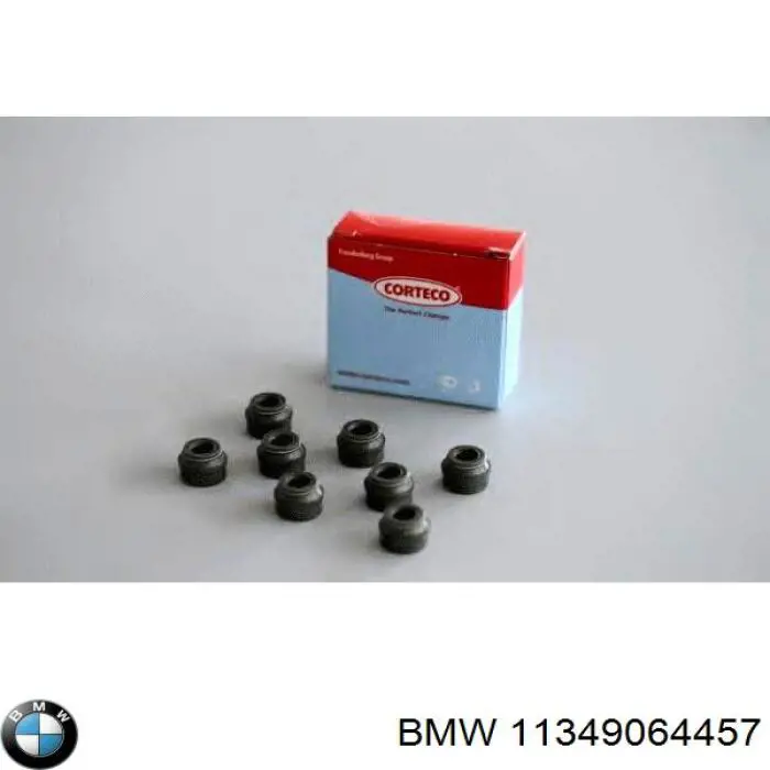 Сальник клапана (маслознімний), впуск/випуск, комплект на мотор BMW 11349064457 ціна, від 9.14 USD