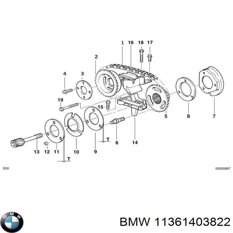 Сухар клапану BMW 11361403822 ціна, від 80.95 USD