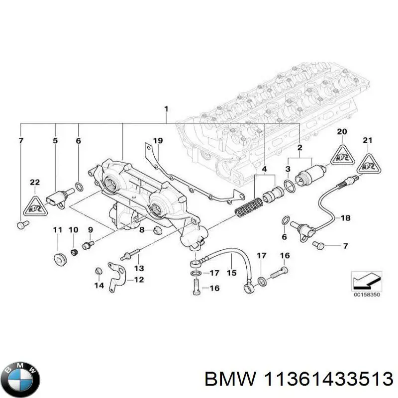Заглушка-корок розподільника BMW 11361433513 ціна, від 10.07 USD