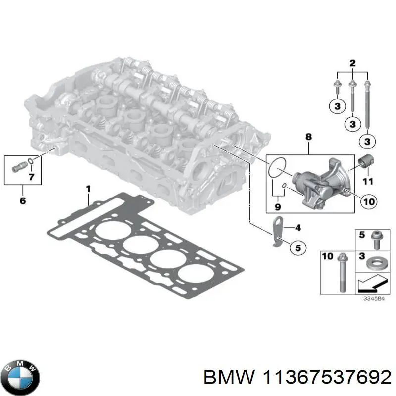 Купити 11367537692 BMW Клапан обмеження тиску палива