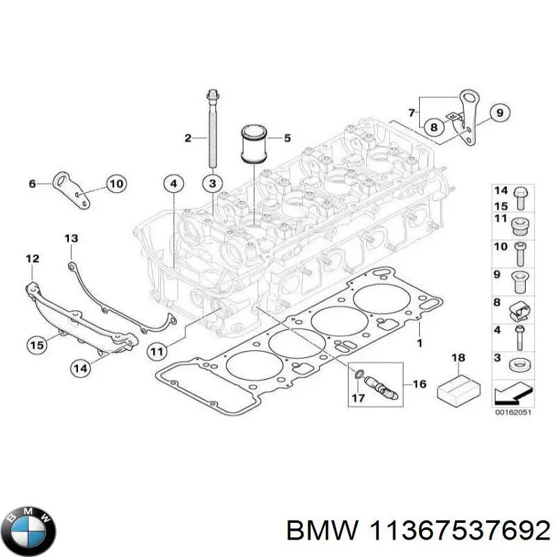 Клапан обмеження тиску палива BMW 11367537692 ціна, від 29.47 USD