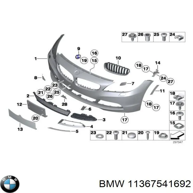 Клапан обмеження тиску палива BMW 11367529405