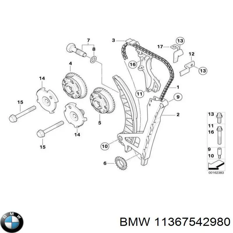  BMW 11367542980 ціна, від 5.59 USD