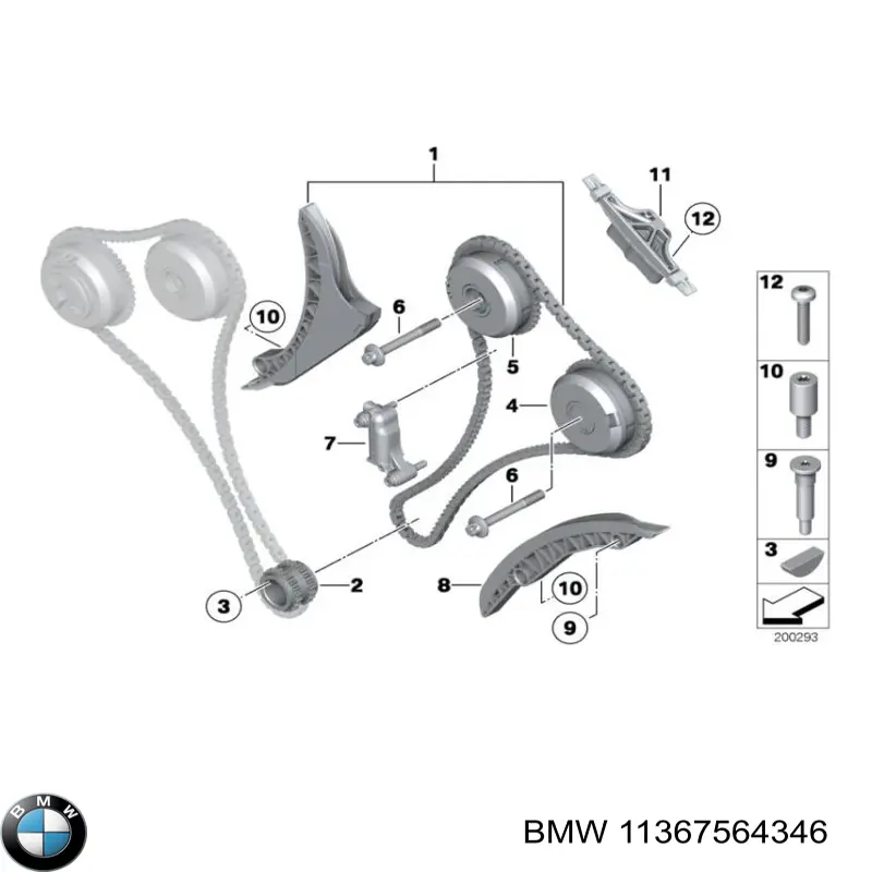  BMW 11367564346 ціна, від 6.98 USD