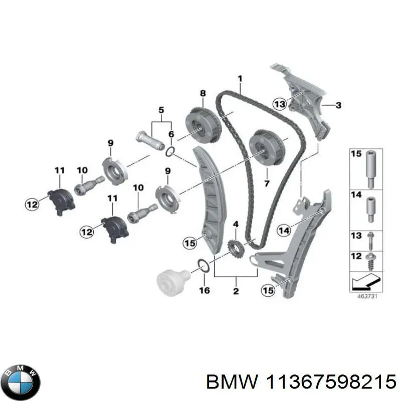 Датчик Холла BMW 11367598215 ціна, від 29.15 USD