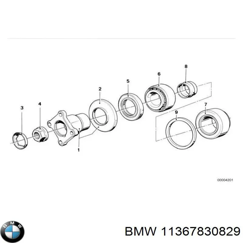 11367830829 BMW Прокладка кришки горловини, маслозаливної