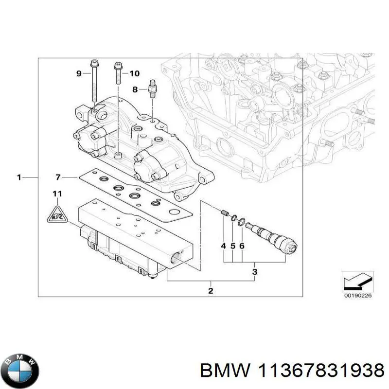 Купити 11367831938 BMW 