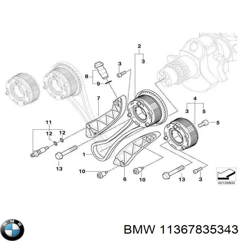 11367835343 BMW 