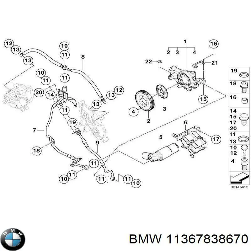  BMW 11367838670 ціна, від 142.13 USD