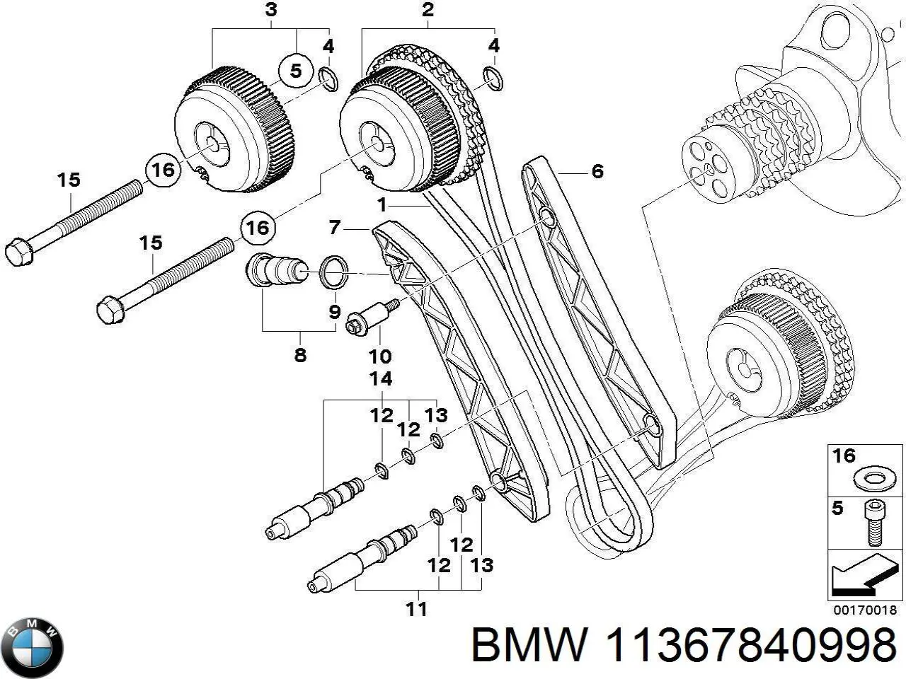 11367840998 BMW 