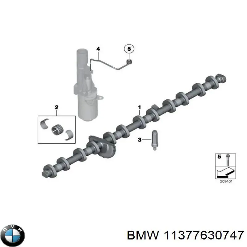  Ексцентриковий вал, вальветронік (valvetronic) BMW X3 