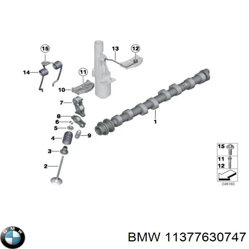 Купити B12680 Borsehung Ексцентриковий вал, вальветронік (valvetronic)