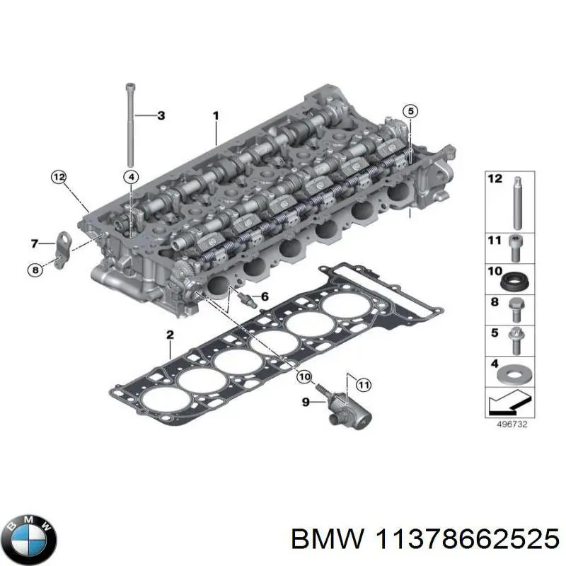 11378662525 BMW прокладка датчика положення розподільного валу