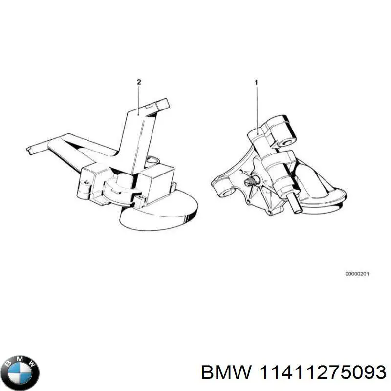 Помпа масляна BMW 11411275093 ціна, від 604.30 USD