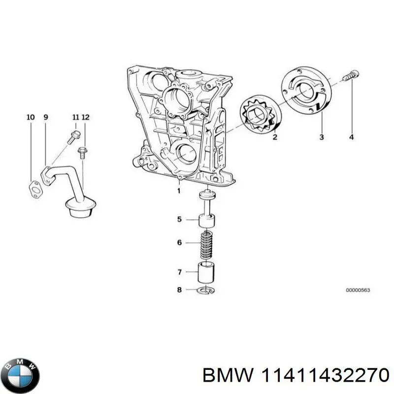 Повітрозабірник повітряного фільтра BMW 11411432270 ціна, від 95.70 USD