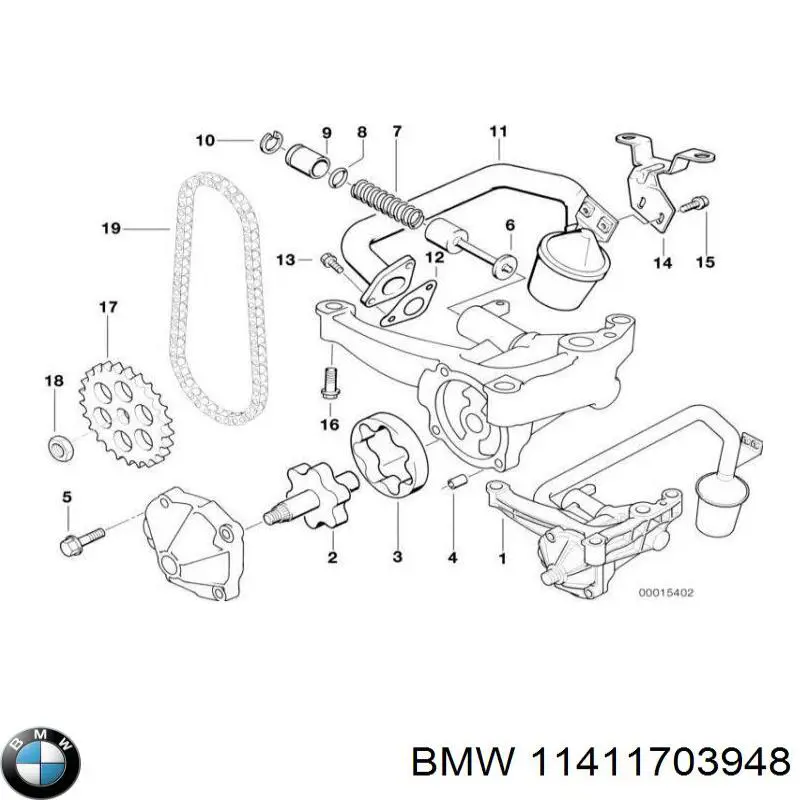 Купити 11411703948 BMW 