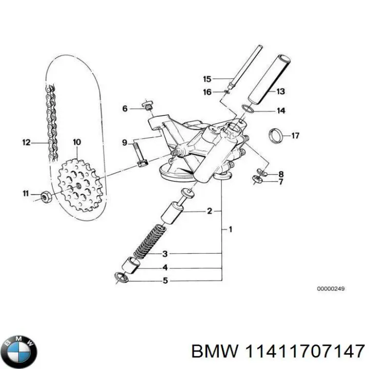  BMW 11411707147 ціна, від 50.67 USD