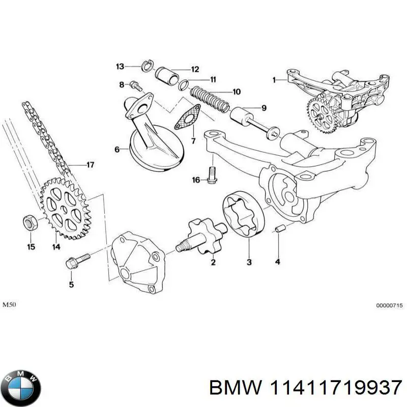  BMW 11411719937 ціна, від 67.86 USD