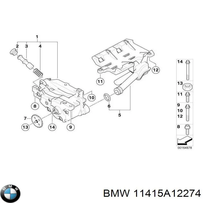 Купити 11417567028 BMW Насос маслозакачуючий