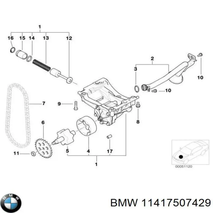 Купити 8200290716 Renault (RVI) Прокладка маслозабірника