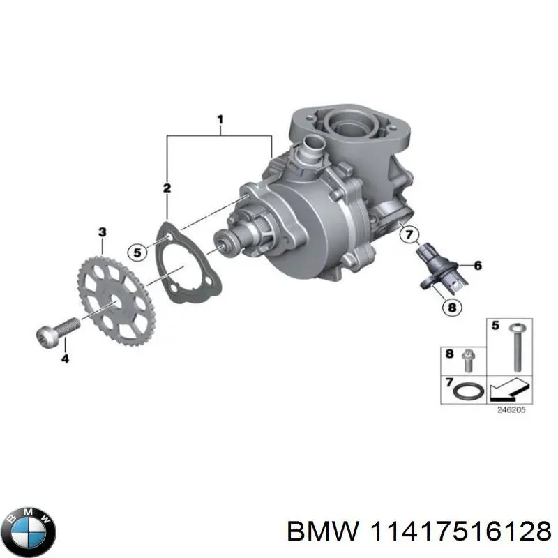 Шестерня розподільчого вала BMW X5 позашляховик (E70) (2007 - 2013) ціна, від 10.14 USD