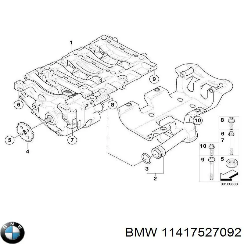 Прокладка кришки горловини, маслозаливної BMW 11417527092 ціна, від 8.30 USD