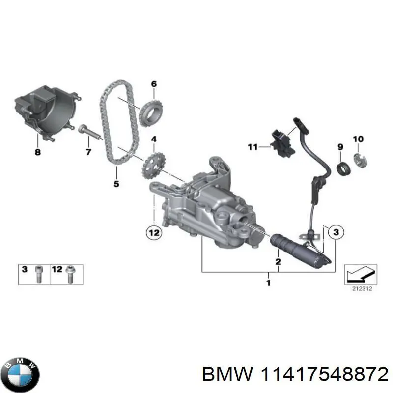  11417548872 BMW