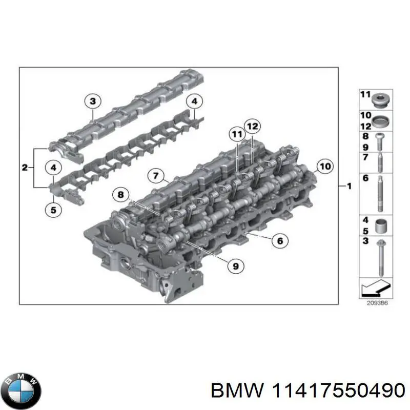 Ремкомплект головного гальмівного циліндру BMW 11417550490 ціна, від 12.48 USD