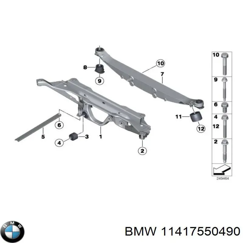 Купити 11417550490 BMW Ремкомплект гальмівного циліндру