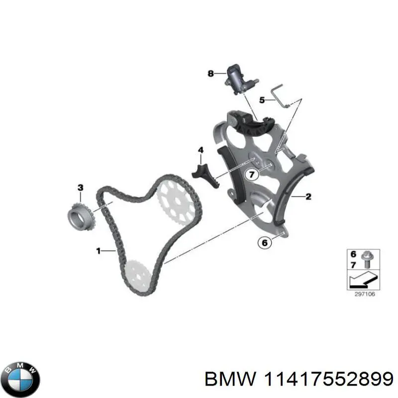Шестерня розподільчого вала BMW 11417552899 ціна, від 12.67 USD