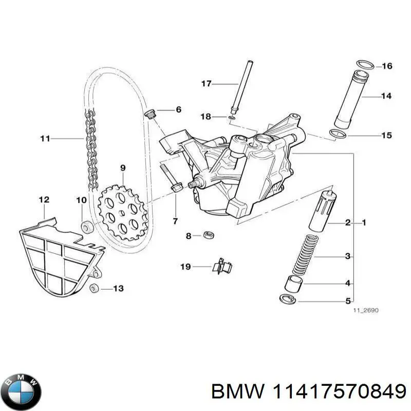  BMW 11417570849 ціна, від 38.01 USD