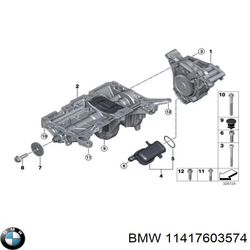  11417603574 BMW