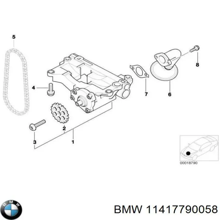  11417790058 BMW