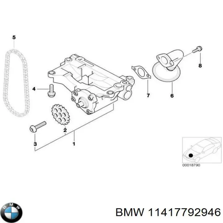 BMW 11417792946 ціна, від 55.98 USD