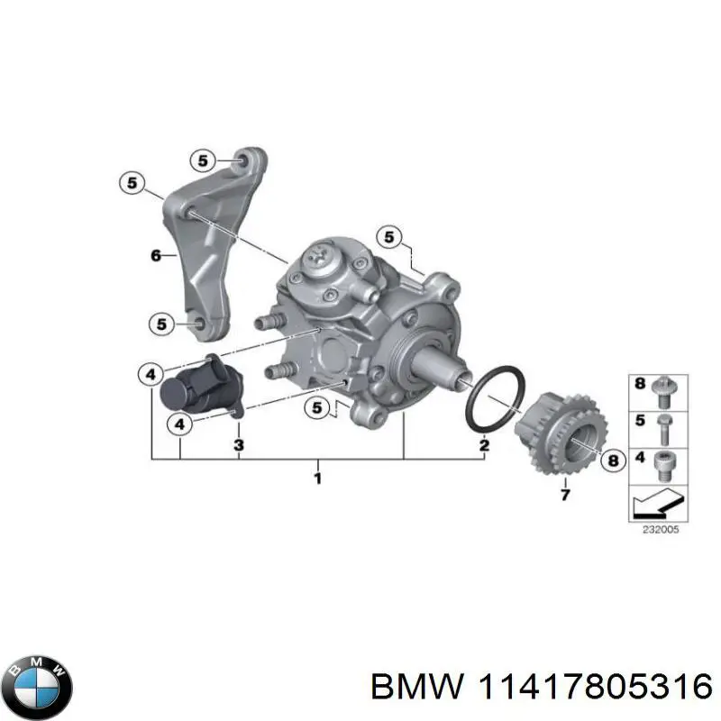 Вакуумний насос 7805316 BMW