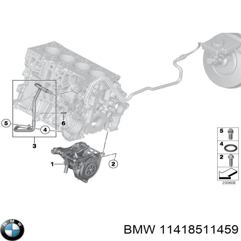 Масляний насос 11418511459 BMW