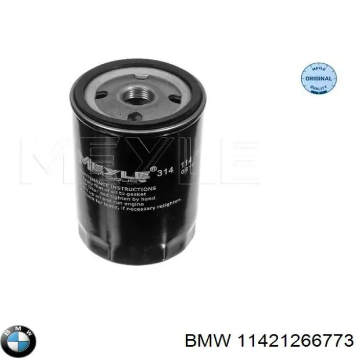 Масляний фільтр двигуна BMW 11421266773 ціна, від 5.08 USD