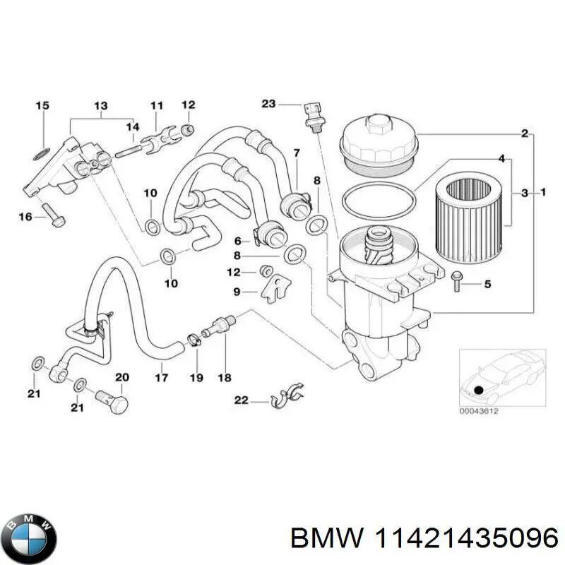  BMW 11421435096 ціна, від 34.49 USD